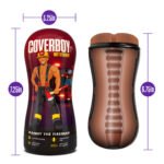 Coverboy - Manny the Fireman - Self Lubricating  Stroker - Tan - Image 7