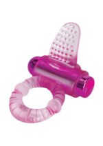 Bodywand Rechargeable Lick It Pleasure Ring - Pink - Image 2