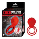 Cockpower Ultimate Vibrating Cockring - Red - Image 2