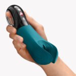 Manta Vibrating Masturbator - Bottle Green - Image 5