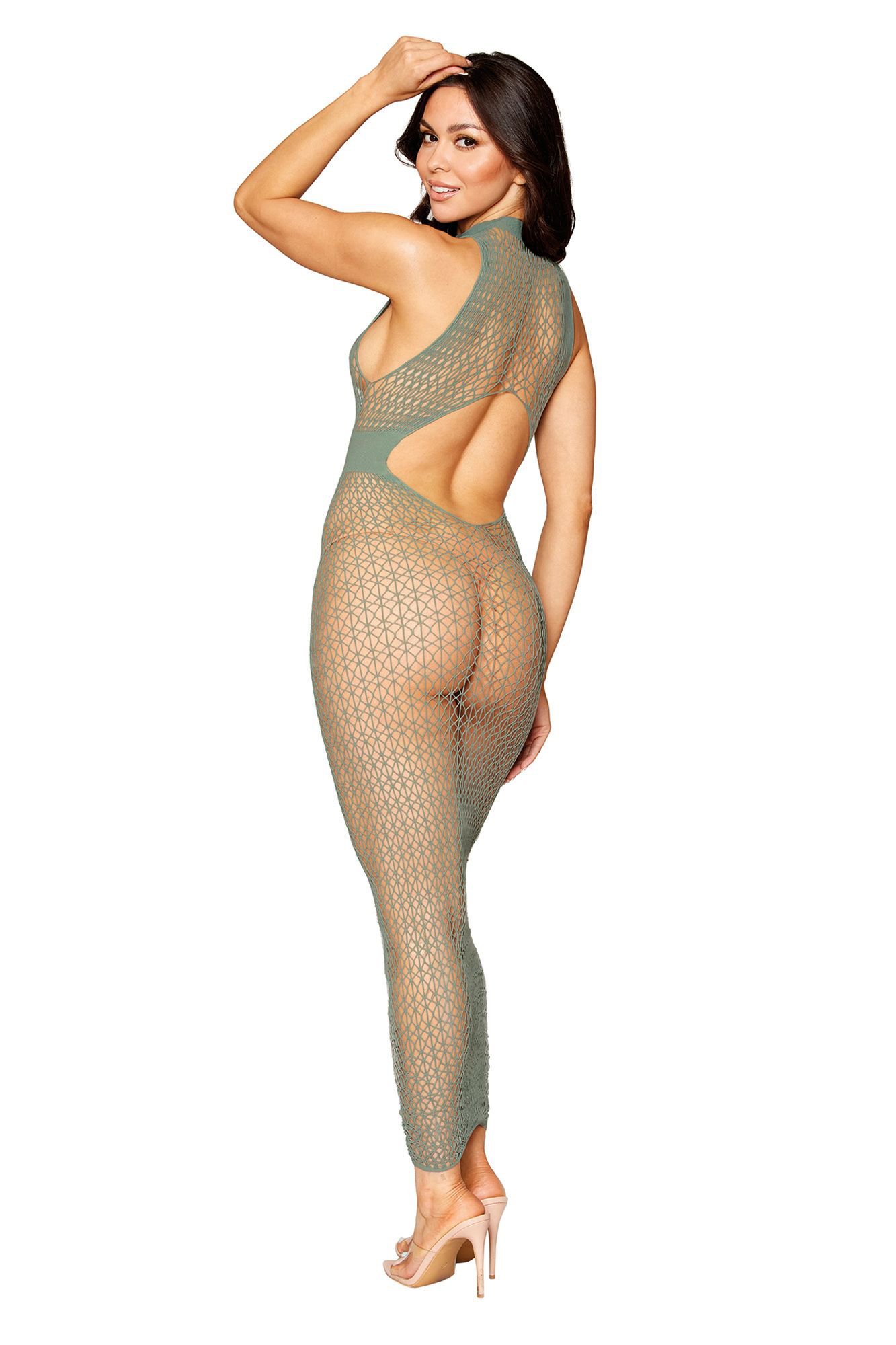 Bodystocking Gown - One Size - Sage image 0 Bodystocking Gown - One Size - Sage - Image 1