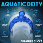 Poseidon's Octo-Ring Silicone Cock Ring - Blue - Image 5