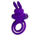 Pretty Love Vibrant Penis Ring III - Purple - Image 5