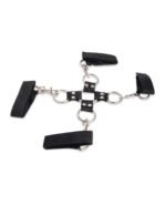 7 Pc Hogtie and Ball Gag Kit - Black - Image 3