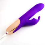 Karlin USB Rechargeable 10-Function Rabbit Vibrator - Purple - Image 2