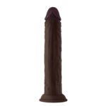 Shaft - Model J 9.5 Inch Liquid Silicone Dong -  Mahogany - Image 3