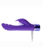 Hailey 10-Function Vibrating Rechargeable Dual  Vibe - Purple - Image 2