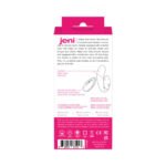 Jeni C-Shaped Dual Motor Vibe With Remote - Pink - Image 3