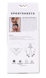 High Waisted Corset Strap on - Black - Image 2