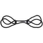 Merci - Restrain - 6mm Hemp Wrist or Ankle Cuffs - Black - Image 3